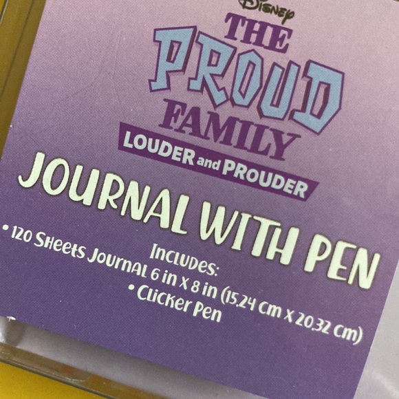 4 Pcs Disney The Proud Family Journal / Journal with Pen - Picture 5 of 5